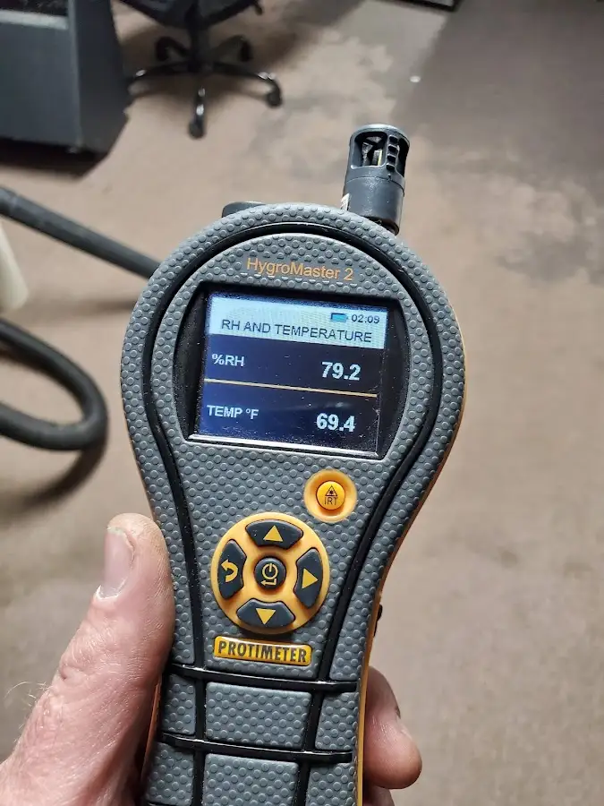 Moisture meter humidity assessment for Mold Remediation & Removal in Aurora